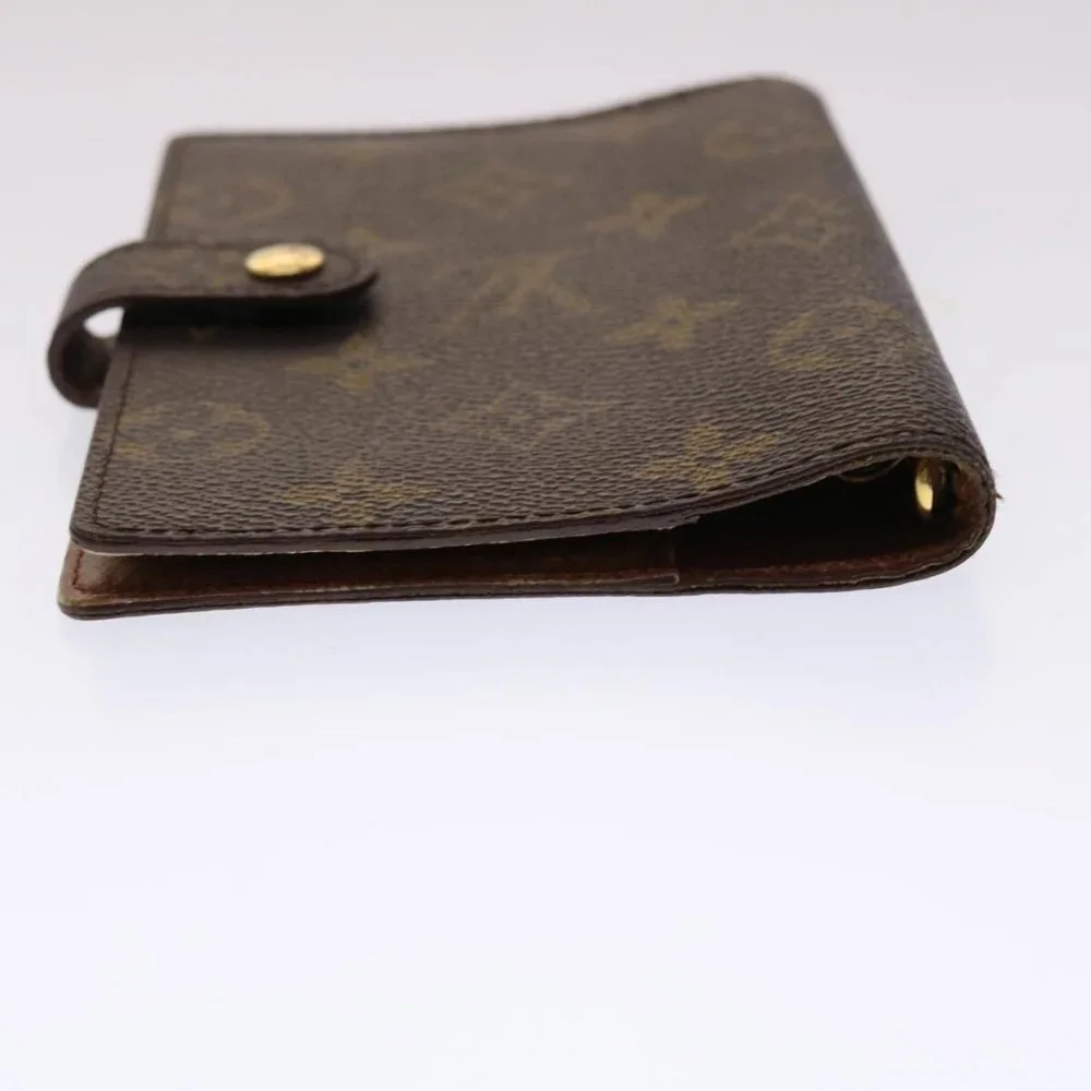 LOUIS VUITTON Monogram Agenda PM Day Planner Cover LV Auth